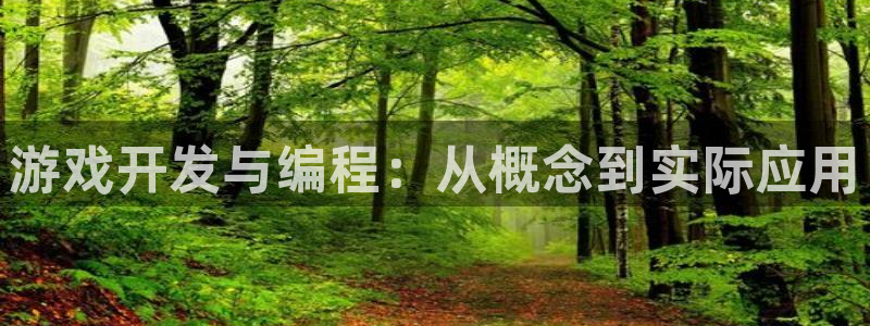 万赢娱乐最新网站：游戏开发与编程：从概念到实际应用