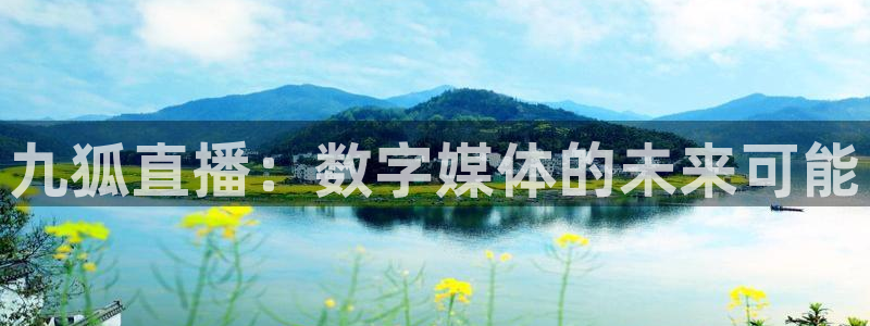 足球视频直播免费小九：九狐直播：数字媒体的未来可能